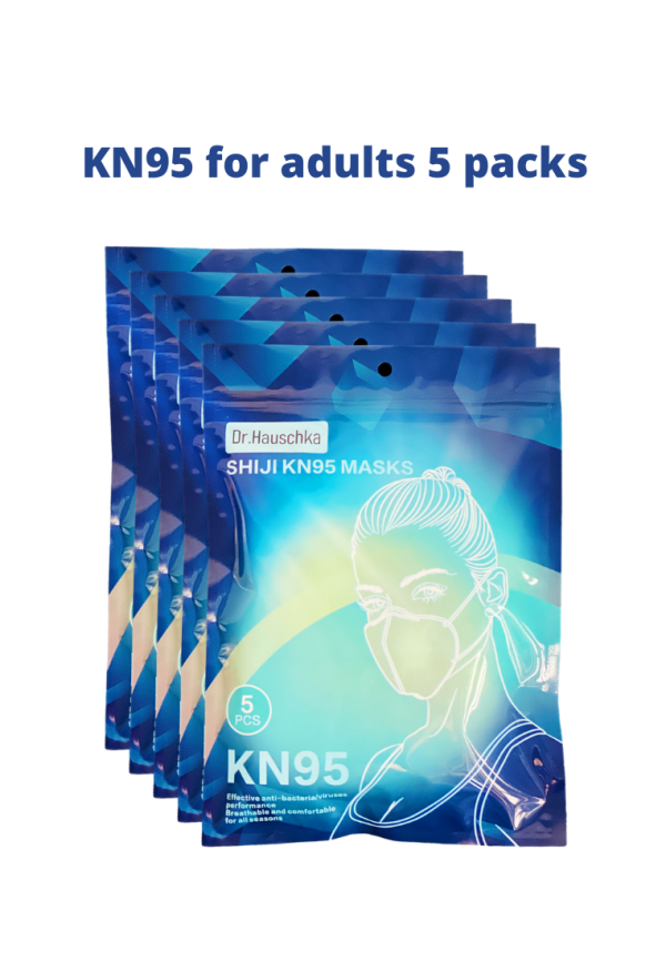 Dr. Hauschka KN95 Respirator Masks for Adults 5 Packs