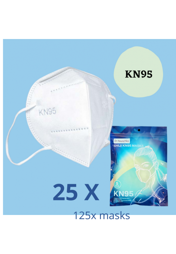 Dr. Hauschka KN95 Respirator Masks for Adults 25 Packs
